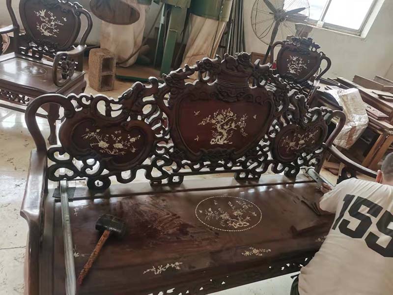 吉利旧红木家具保养